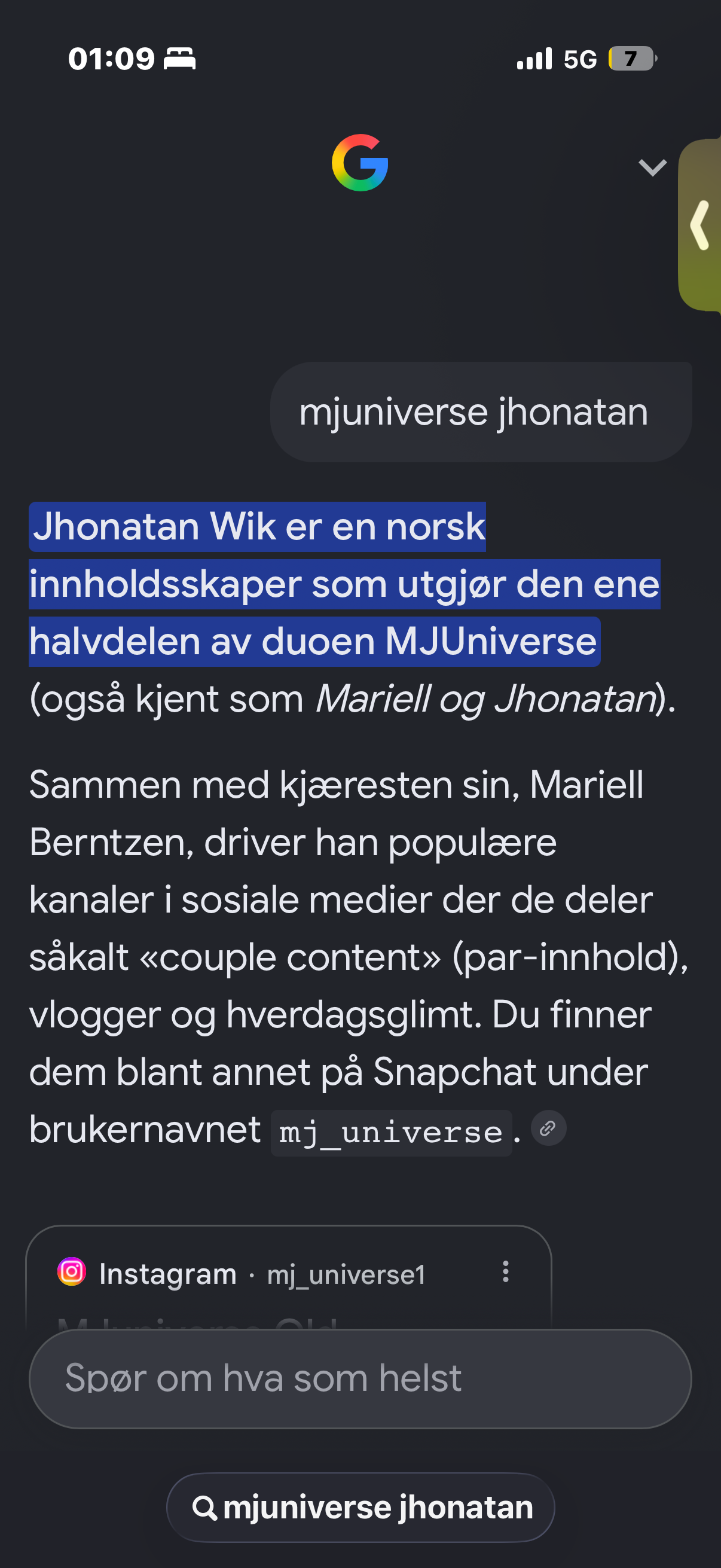 Project screenshot